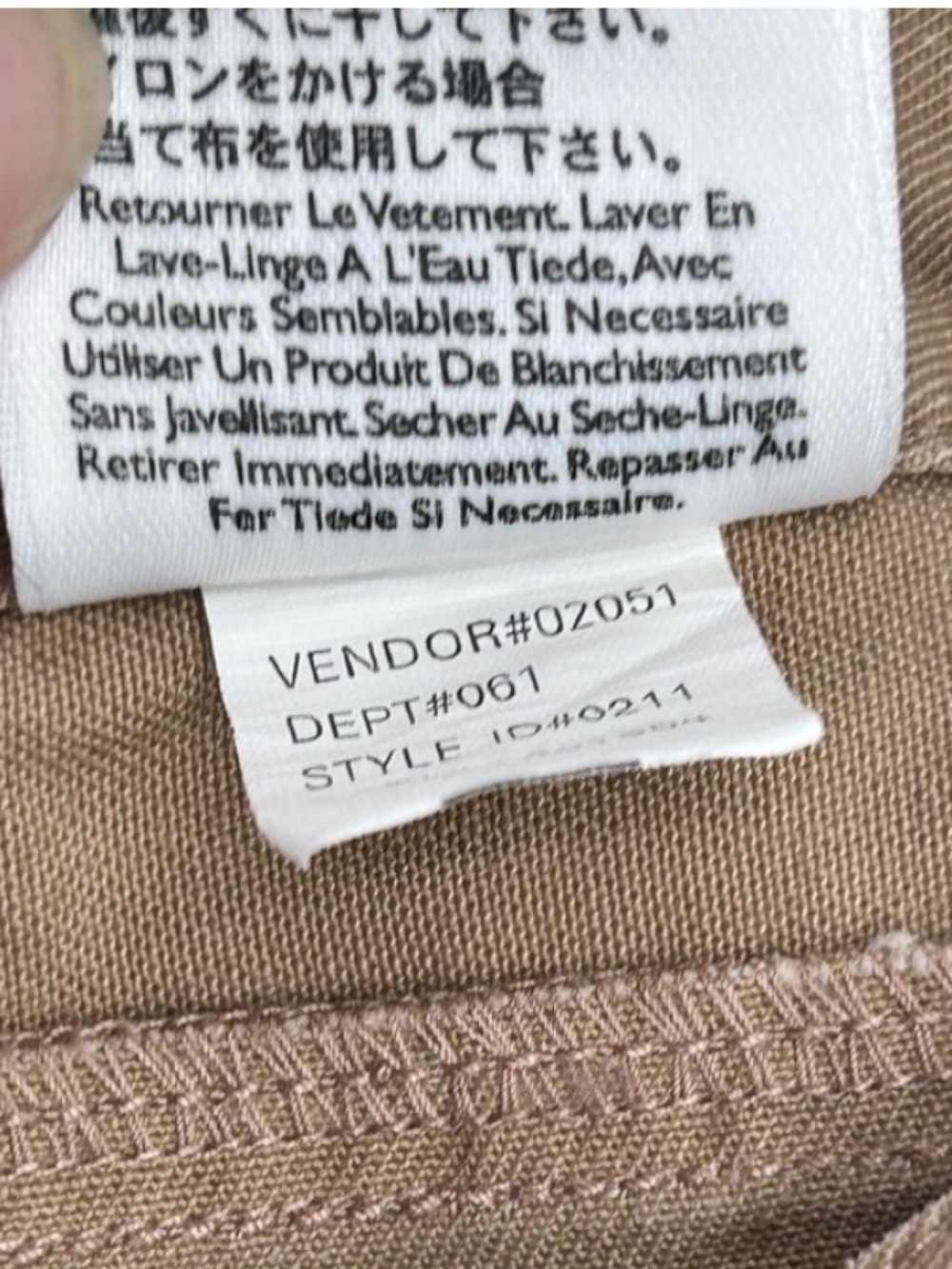 Vintage Y2K Eddie Bauer Classic Khaki Utility Maxi Skirt, size 12 - Picture 7 of 9